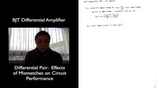 BJT Diff Amp DC Offsets [upl. by Cadmarr]