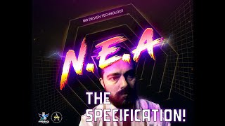 GCSE DT NEA  The Specification [upl. by Anul754]