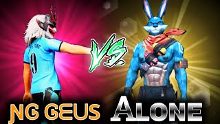 one tap gameplay NG GEUS vs ALONE 🩵🩵🩵 [upl. by Onidranreb163]