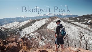 Back to Blodgett Peak  Colorado Springs Hiking Video 4K [upl. by Leach]