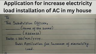 Increase Electricity Load for Air Condition installation at Home [upl. by Atilegna]