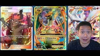 1HKO Mega CHARIZARD Y Deck  Reshiram GX  Kiawe INSTANT 4 Fire Energies [upl. by Eibbor339]