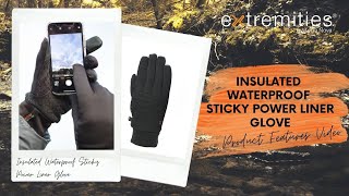 Insulated Waterproof Sticky Power Liner Glove  Waterproof Stretch Gloves  Extremities [upl. by Hastings]