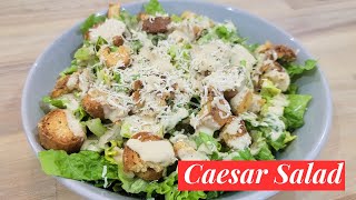 Easy Caesar Salad Recipe  Classic Homemade Dressing [upl. by Nassir]