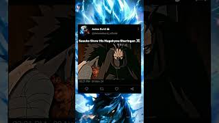 Sasuke Shows His Magekyou Sharingan☠️  shorts shortvideo naruto narutoshippuden sasuke viral [upl. by Nylhtac26]