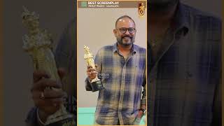 Venkat Prabhu with Vikatan Trophy  Winner of Vikatan Cinema Awards 202021  Maanaadu [upl. by Viviyan]