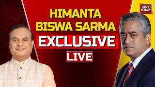 Himanta Biswa Sarma LIVE Rajdeep Sardesai In An EXCLUSIVE Conversation With Assam CM  LIVE News [upl. by Arielle354]