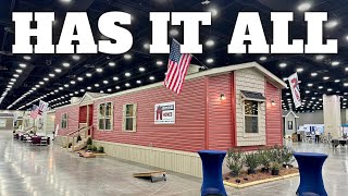 BRAND NEW single wide mobile home that TRULY has EVERYTHING Prefab House Tour [upl. by Wearing]