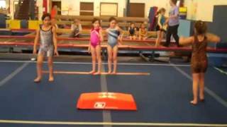 Mancino Mats Cartwheelinator with Advanced Beginners [upl. by Eydnarb]