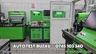 Autotest Buzau  Reparatii injectoare si pompe injectie [upl. by Martelle]