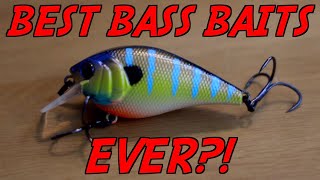 The 5 BEST Bass Baits of ALL Time [upl. by Yurik924]