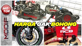 Cek Harga Upgrade Rem Digioto Dari RCB Sampai Brembo  Motor Plus Modif [upl. by Standish138]