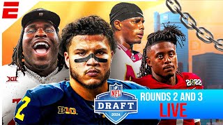 2024 NFL Draft Day 2 LIVE  ESPN NFL [upl. by Netsrek]