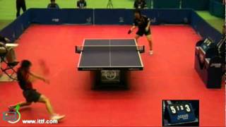 Chuang ChihYuan vs Seiya KishikawaJapan Open 2011 [upl. by Materse961]