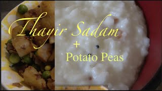 Thayir Sadam Curd Rice with Side Dish Recipe  In Tamil [upl. by Oilerua464]