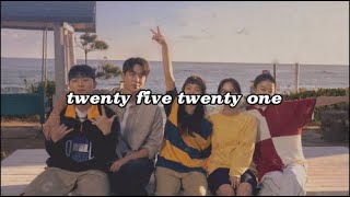 twenty five twenty one  ost  full playlist [upl. by Eva]