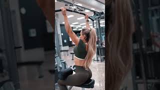 STEPHANIE SANZO workoutmotivation gymshorts shorts femalefitness [upl. by Woodford]