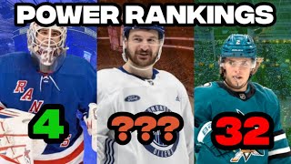 My October 2024 NHL Power Rankings [upl. by Monahon]