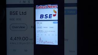 BSE share target price BSE share latest news BSE stock target price BSc Bombay exchange stock BSE [upl. by Samoht369]