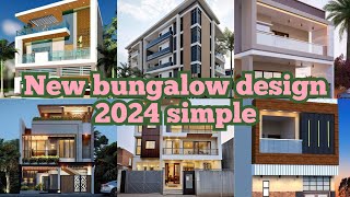 New bungalow design 2024 simple [upl. by Bartholemy]