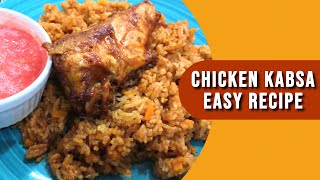 HOW TO COOK CHICKEN KABSA RECIPE USING MILAGROSA RICE EASY amp SIMPLE  كبسة دجاج [upl. by Irak]