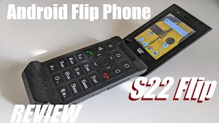 REVIEW CAT S22 Flip  A Rugged Android Flip Phone for 60  Any Good Minimalist Phone [upl. by Aihtniroc]