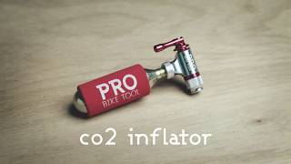 CO2 Inflator PRO BIKE TOOL CO2 inflator with insulating sleeve in focus [upl. by Dygall]