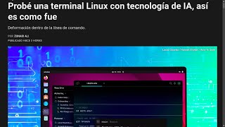 Probé una terminal Linux con tecnología de IA así es como fue [upl. by Acemahs]