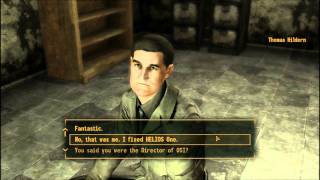 Fallout New Vegas Camp McCarran part 3 of 8 Dr Hildern and Curtis [upl. by Kiona952]