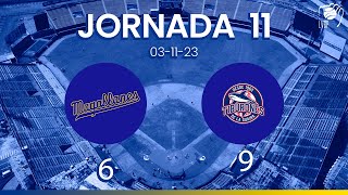 JORNADA 11 RESUMEN  Navegantes del Magallanes 6  Tiburones de La Guaira 9 2324 31123 [upl. by Suiddaht]