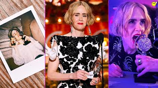 Sarah Paulson WINS first Tony award amp SCREAMS [upl. by Ylrac]