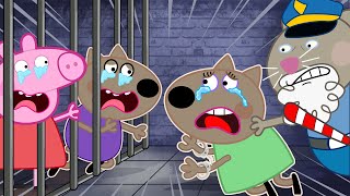 Danny Dog Sad Story  Mummy Pig amp Mummy Dog please dont leave me alone  Peppa Pig Funny Animation [upl. by Ayardna631]