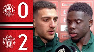 quotOur Job Is Donequot 👍  Wigan 02 Man Utd  PostMatch Reaction [upl. by Ardene]