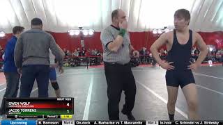 Junior 170 Jacob Torrens Westmont Vs Owen Wolf Lancaster Wrestling [upl. by Ahcsat584]