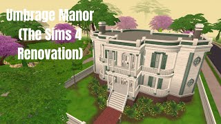 Umbrage Manor Renovation  The Sims 4 Base Game [upl. by Somerville249]