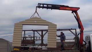 Adman Steel Sheds Steel Garage Construction video [upl. by Innig]