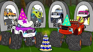 Please Wake UpStripes  Dont Leave Blaze  Blaze and the Monster Machines Animation [upl. by Gniliem]