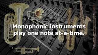 Monophonic and Polyphonic [upl. by Wilt]