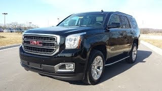 2015 GMC YUKON SLT 4X4 BLACK REVIEW FOR SALE WILSON COUNTY MOTOR LEBANON TN 8555078520 [upl. by Eatnom]