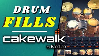 Use These Cool Midi Drum Patterns for Drum Fills in Cakewalk [upl. by Ihskaneem]