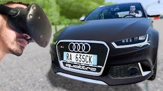 AUDI RS6  CITY CAR DRIVING VR [upl. by Socin]