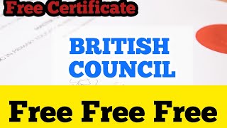 British Council Free Certificate English Score in Tamil with real certificate proof Free Voucher [upl. by Adniled]