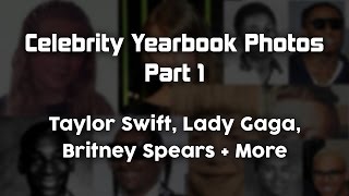 Celebrity Yearbook Photos  Part 1 [upl. by Drahser]