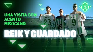 La visita de Reik al Benito Villamarín de la mano de Andrés Guardado 🇲🇽🏟💚  Real BETIS Balompié [upl. by Albina]