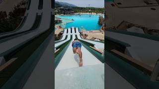 Huge slide in Water Park 😱🔥🤙waterpark pool slide superslide tiktok slipnslide flip olympic [upl. by Molloy]