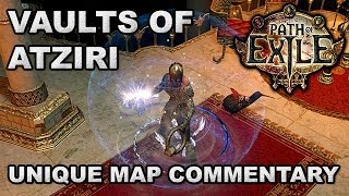 Path of Exile Vaults of Atziri Lvl 68 Unique Vaal Pyramid Map  Opening Chests with MartinCreek [upl. by Seluj]