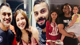 Virat Kohli amp Ziva EMOTIONAL on MS Dhoni Birthday Team India Celebration MOMENTS  ICC WorldCup2019 [upl. by Akena163]