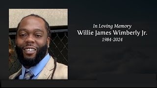 Homegoing Service  Willie James Wimberly Jr [upl. by Tamara523]