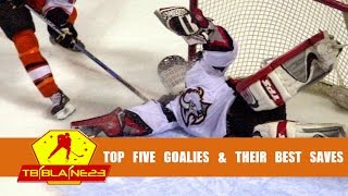 Top 5 Goalies amp Their Best Saves [upl. by Helge923]