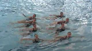 Synchronized Swimming Flanders synchro open 2006 Team Belgium [upl. by Samled75]